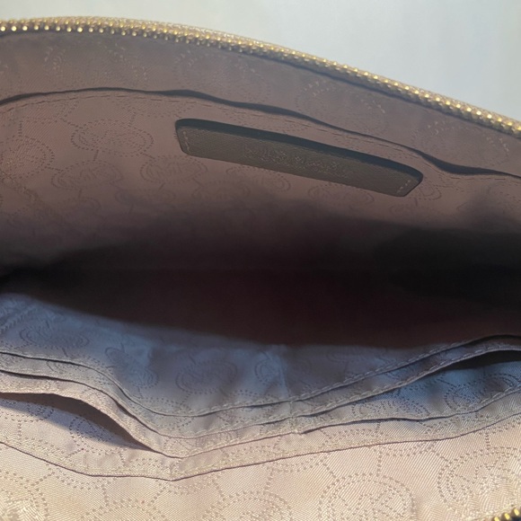 Michael Kors Taupe Studded Clutch - Picture 8 of 12